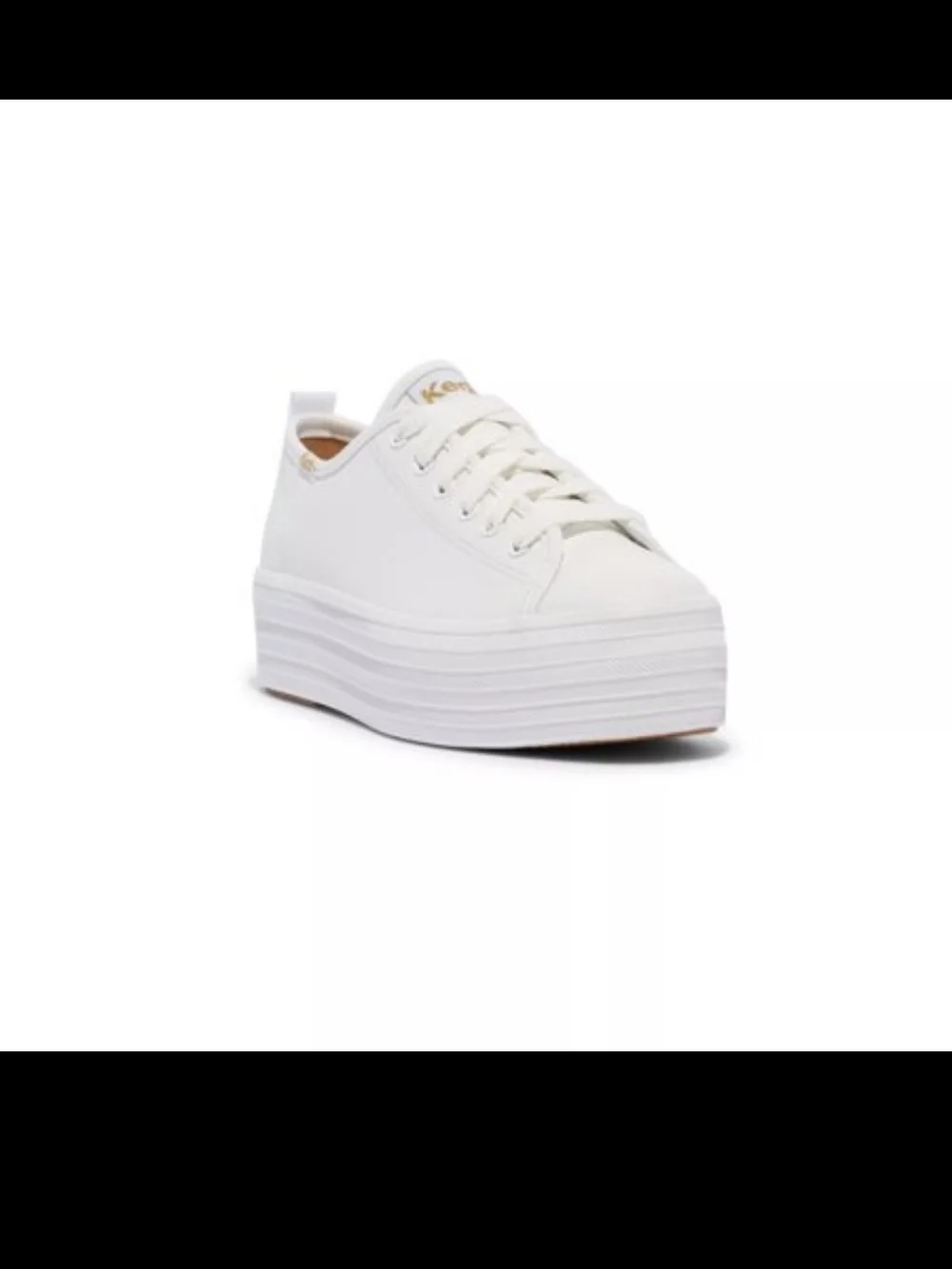 Keds White Platform Sneakers - Triple Stack Sole